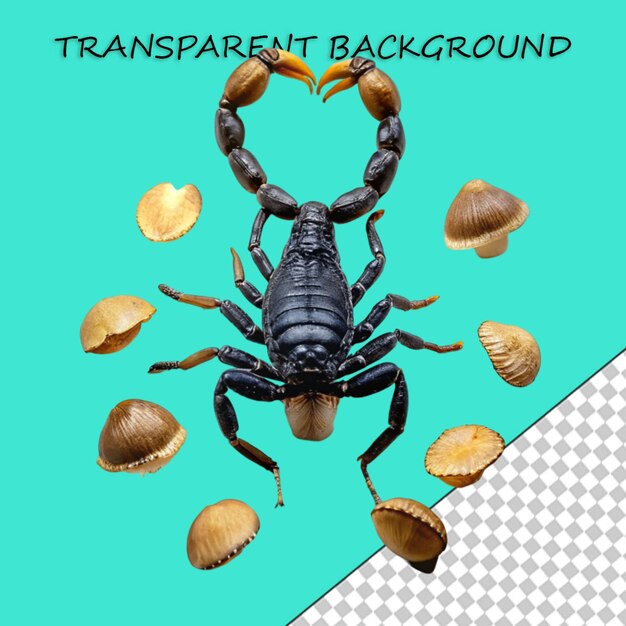 PSD scorpion isolated