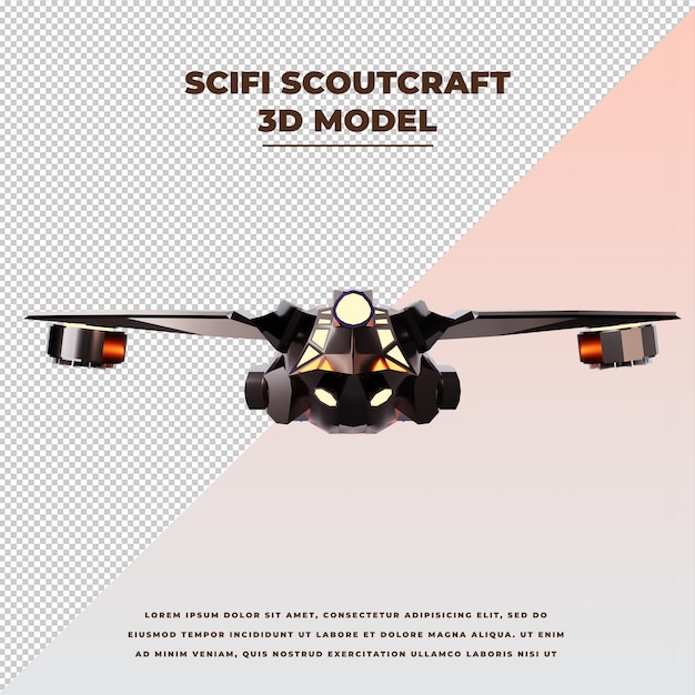 PSD scoutcraft scifi