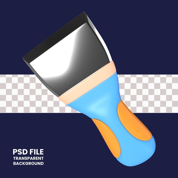 PSD scraper 3d illustration icon