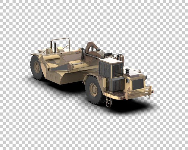 PSD scraper isolated on background 3d rendering illustration