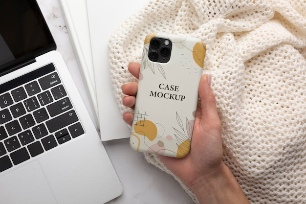 Mockup del dispositivo schermo e custodie