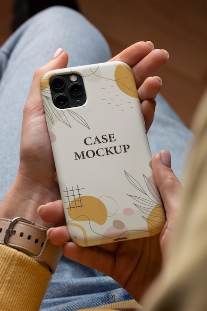 PSD screen and cases device mockup