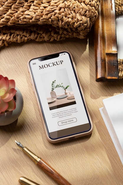 PSD mockup del dispositivo schermo e custodie