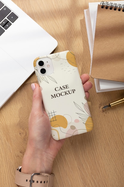 Screen and cases device mockup