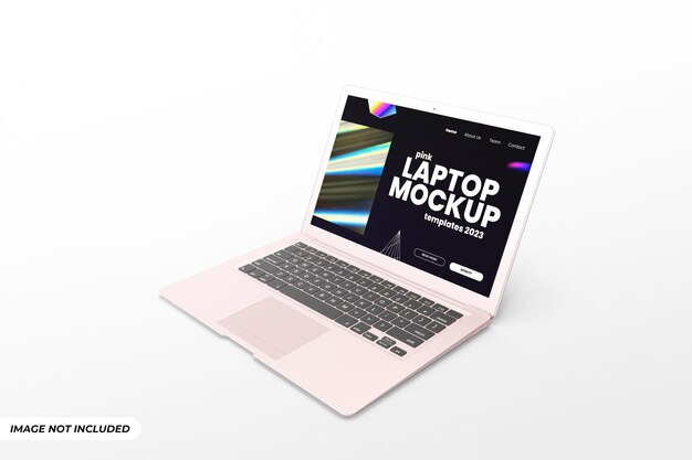 Modello psd modificabile mockup per laptop schermo