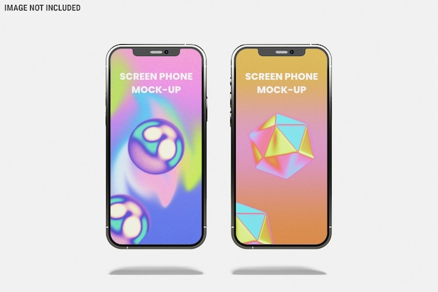 Screen phone mockup-serie