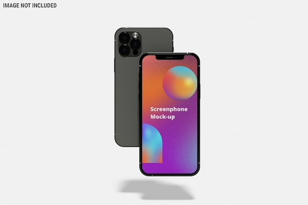 Screen phone mockup series