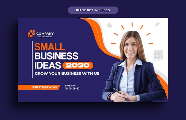 a screen shot of a business website that says small business ideas 2020.