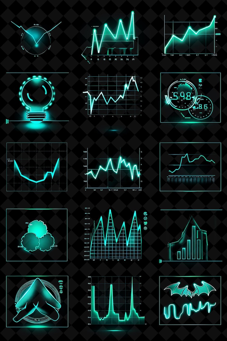 PSD a screen with a graphic of a business card and a clock with the time of 5  00