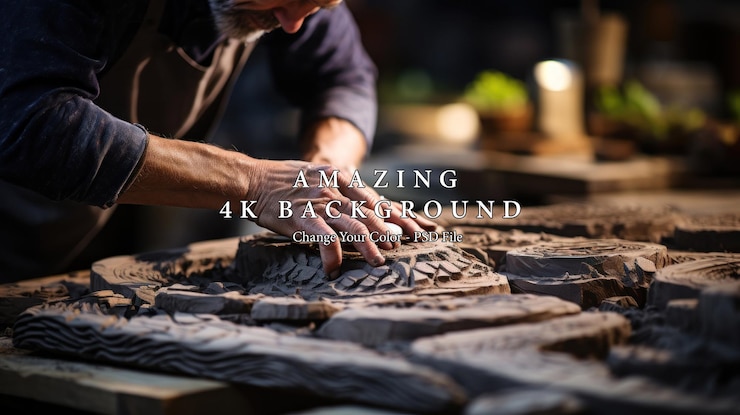PSD sculpting with clay