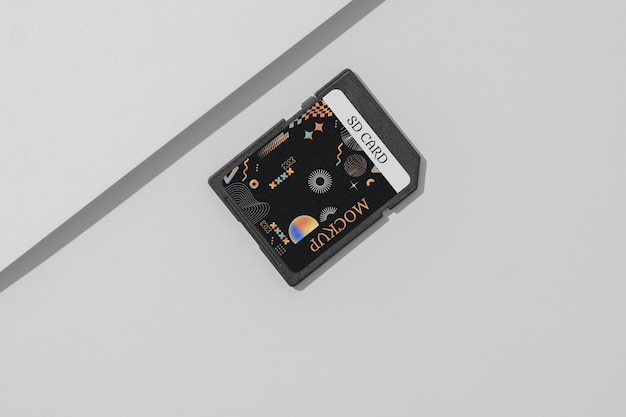 PSD sd card mockup design