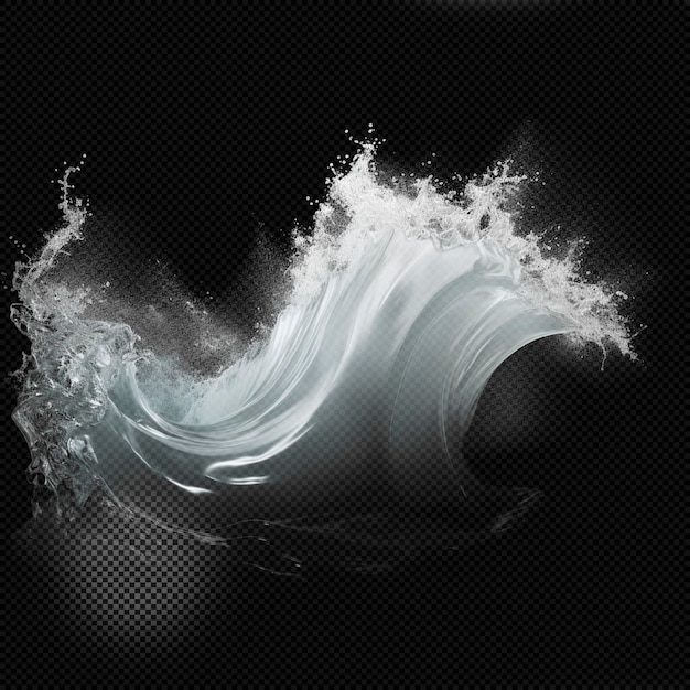 Sea wave effect transparent background