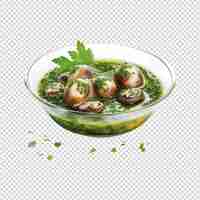 PSD seafood isolated on white