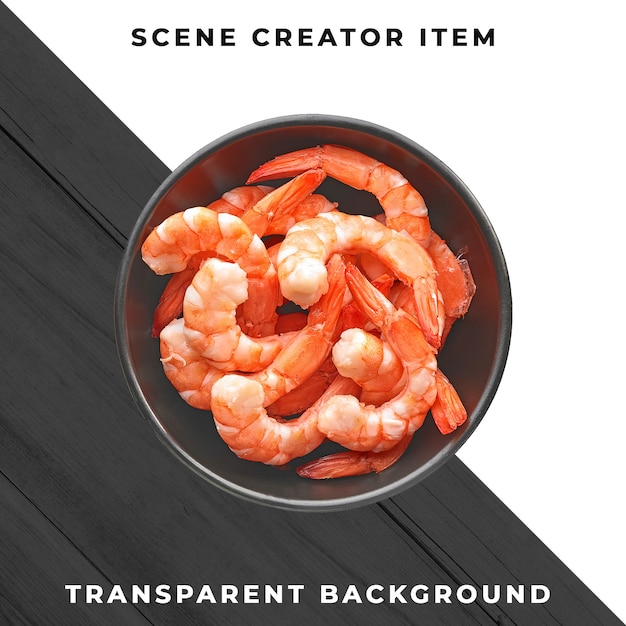 Seafood meal transparent psd