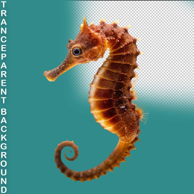 Seahorse on transparent background