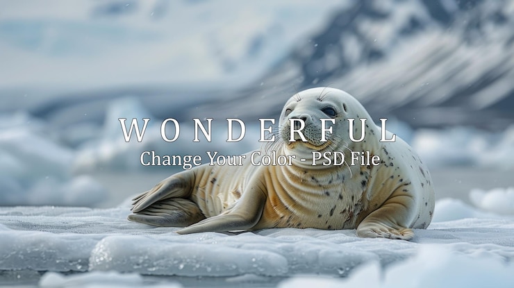 PSD seal on iceberg