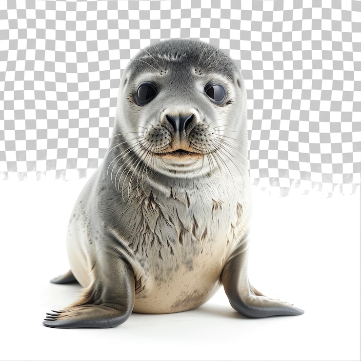 PSD a seal that is on a white background with the words seal seal on it