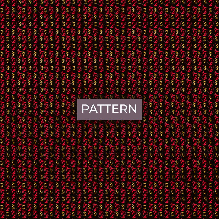 PSD seamless floral pattern on uniform background ornament darkcyan design fabric art fashion contour