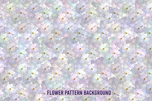 Seamless flower pattern background