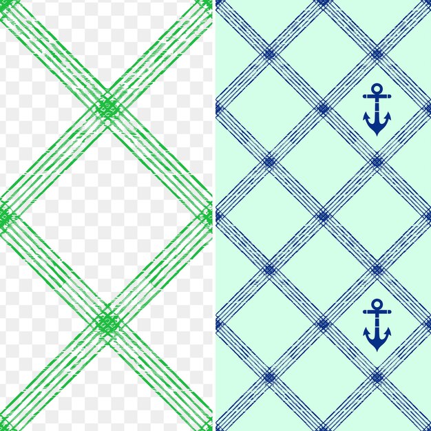 PSD seamless pattern of the anchor and the blue background