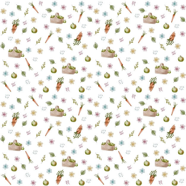 PSD seamless pattern for baby room