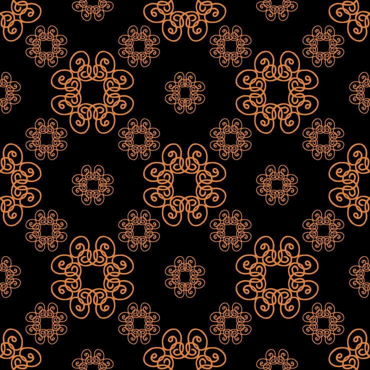 PSD seamless pattern for designs with customizable color
