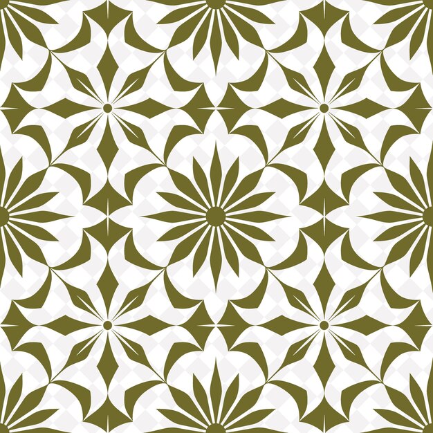 PSD seamless pattern of the leaves and flowers