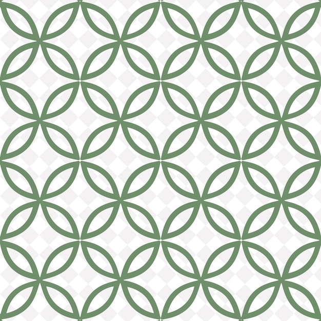 a seamless pattern with green and white circles and circles