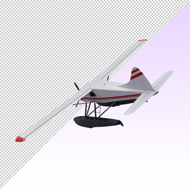 PSD seaplane isolated