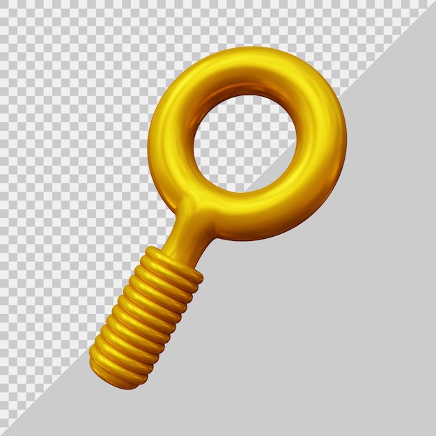 Search icon with 3d modern style