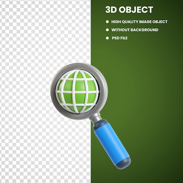 PSD search icon