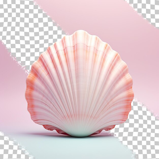 PSD seashell against transparent background