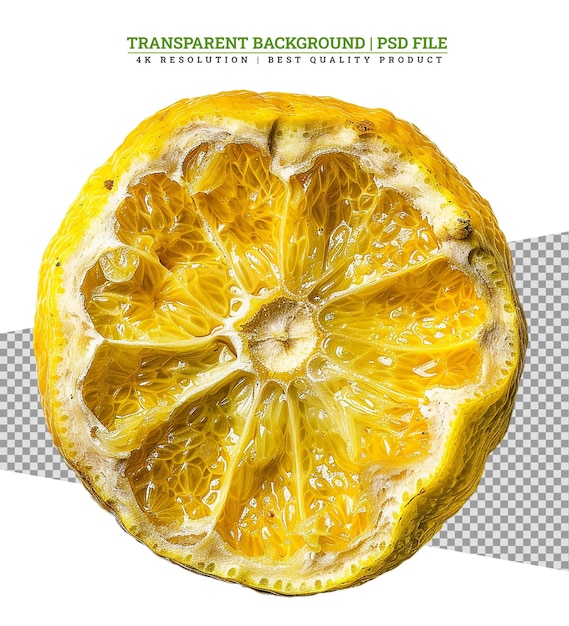 PSD section of a tangerine fruit