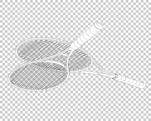 Şeffaf arka planda raket 3D render illüstrasyonu