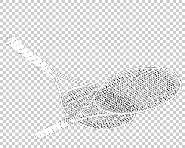 Şeffaf arka planda raket 3D render illüstrasyonu