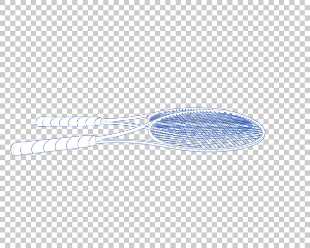 Şeffaf arka planda raket 3D render illüstrasyonu