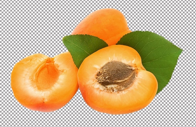 Segments an apricot