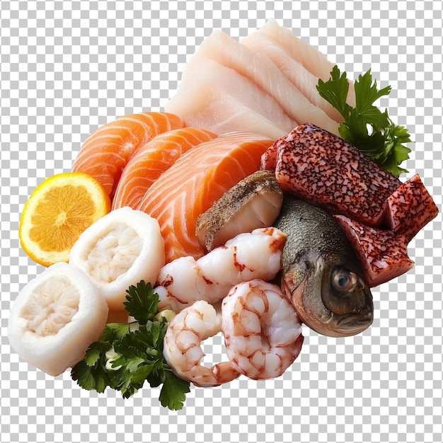 Selectie van verse zeevruchten voor gourmetkeuken