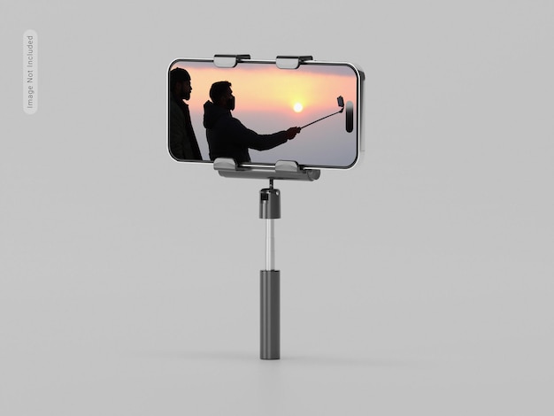 Selfie stick mockup