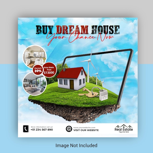 Sell your house social media template