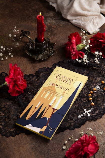 Semana santa poster mockup