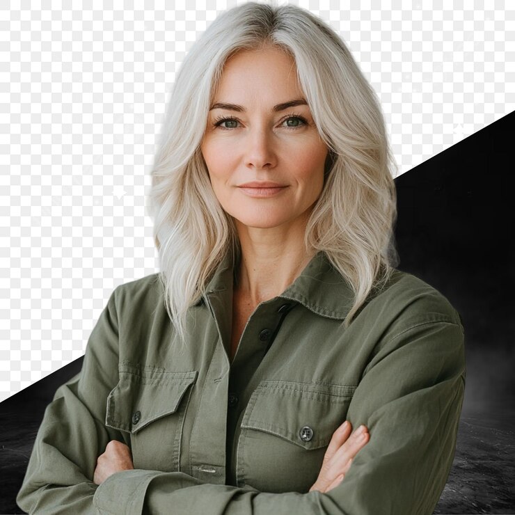 PSD senior woman
