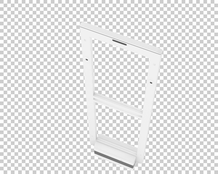 PSD sensor gate isolated on transparent background 3d rendering illustration