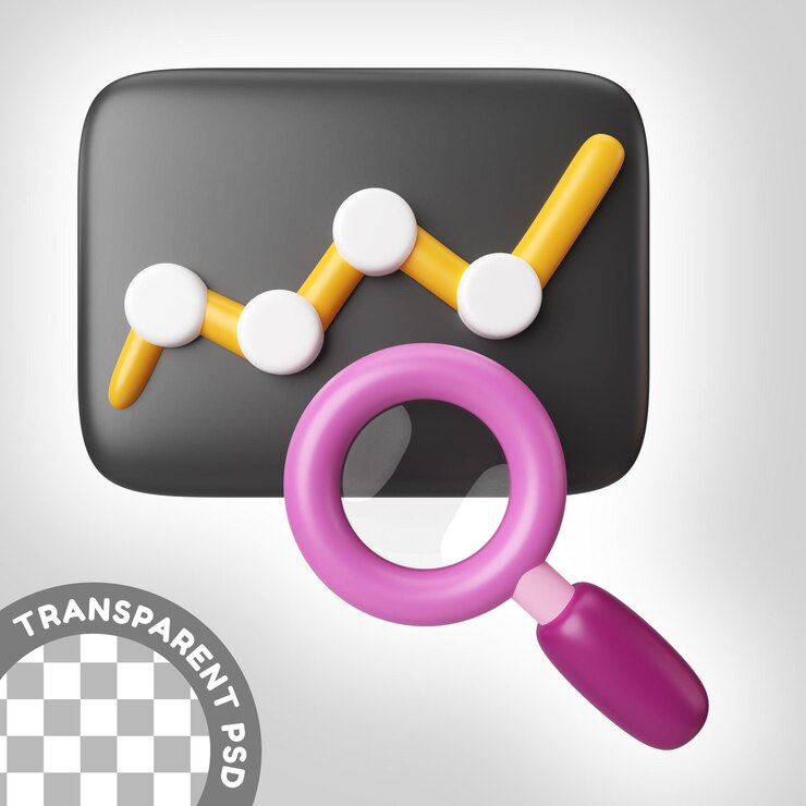 PSD seo 3d illustration icon