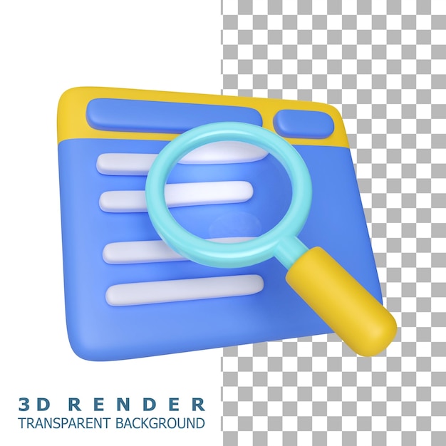 Seo 3d render