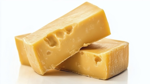 Ser Gruyere odizolowany na przezroczystym tle