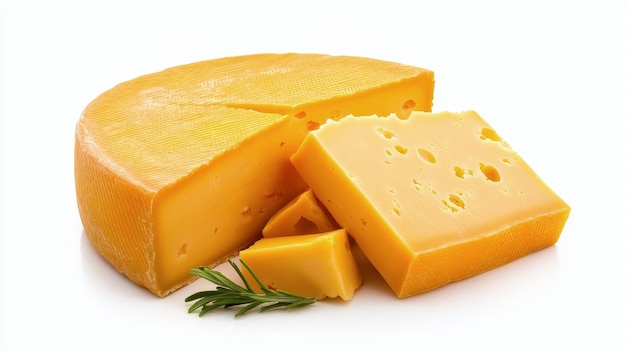 Ser Gruyere odizolowany na przezroczystym tle