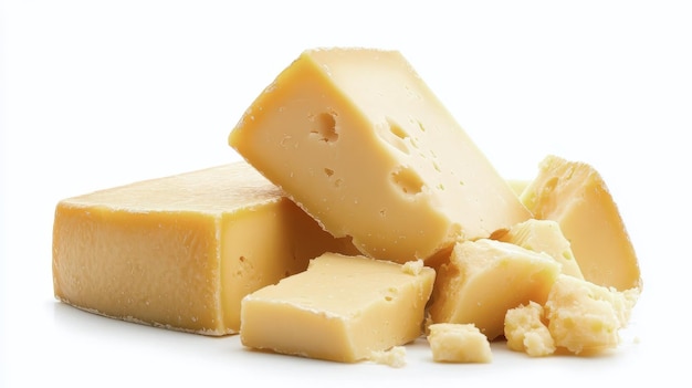 Ser Gruyere odizolowany na przezroczystym tle