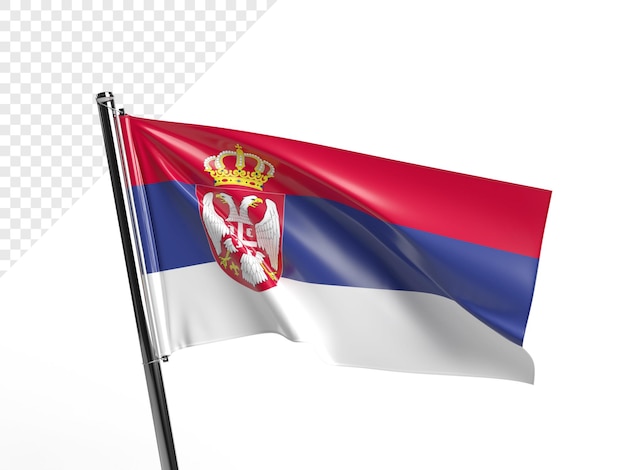 Bandiera della serbia