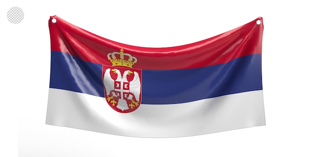 PSD bandiera della serbia